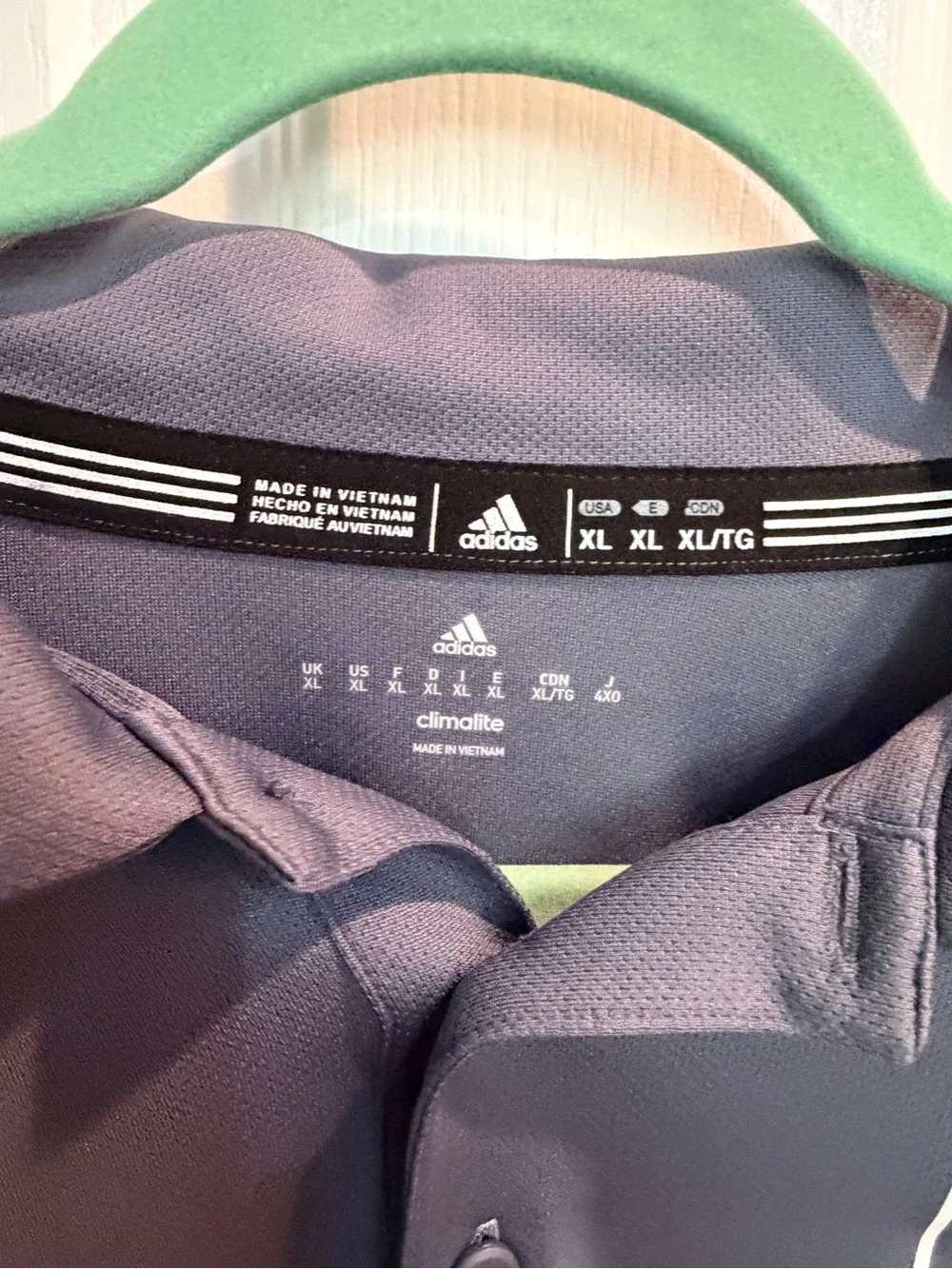 Adidas Men's Dark Gray Polo with North Carolina FC Crest Size XL